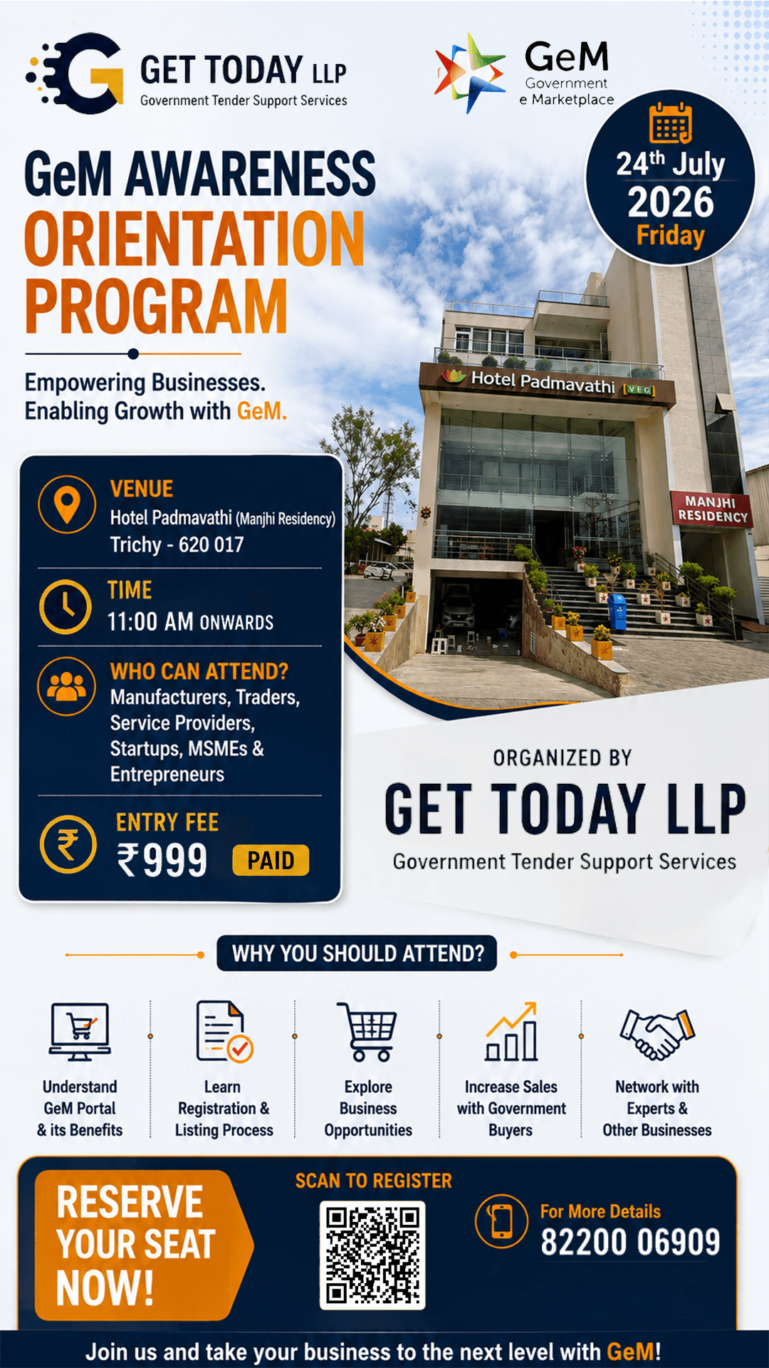 GET TODAY LLP - GeM Awareness Orientation Program